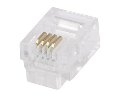 Picture of RJ11 PLUG MODULAR 6W4P MULTI