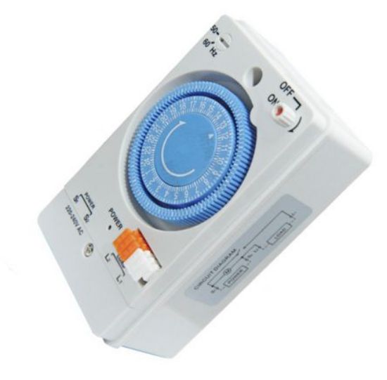 Picture of 220VAC ELECTRO-MECH TIMER 16A, 48x30min SEGMENTS