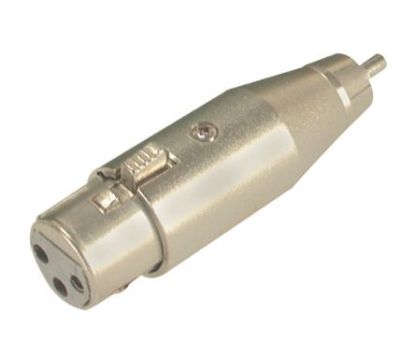 Picture of ADAPTER RCA-PLUG TO XLR-SOCKET 3-PIN