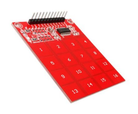Picture of 16-KEY CAPACITIVE TOUCH KEYPAD