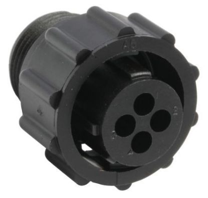Picture of 4 POLE CABLE MOUNT CONNECTOR PLUG WITH FEMALE CONTACTS