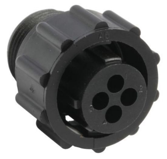 Picture of 4 POLE CABLE MOUNT CONNECTOR PLUG WITH FEMALE CONTACTS
