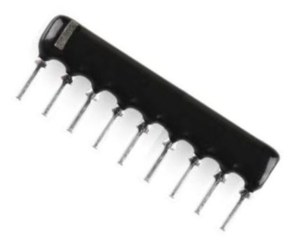 Picture of NETWORK SIL 9-PIN 8-RES 220K