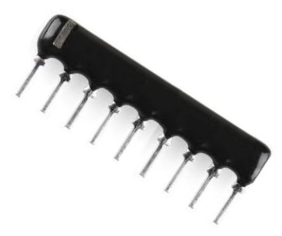 Picture of NETWORK SIL 9-PIN 8-RES 220K