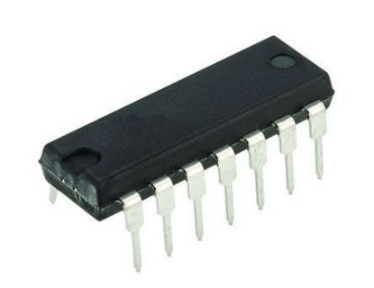 Picture of IC DIP EX-NOR QUAD 2-INPUT O/C 4.5-5.25V 14PIN PDIP