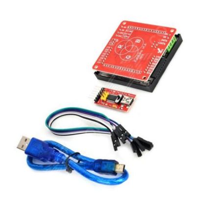 Picture of RGB LED DRIVER 8x8 WITH FTDI BOARD 6PIN & CABLES