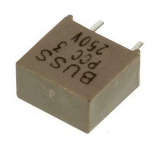 Picture of RADIADL LEADED PCB MOUNT FUSE  3A 250VAC