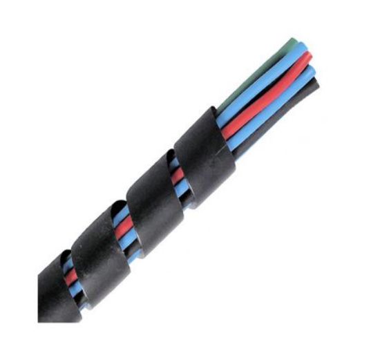 Picture of SPIRAL BINDING BLACK OD=6.4MM - 30M/ROLLS