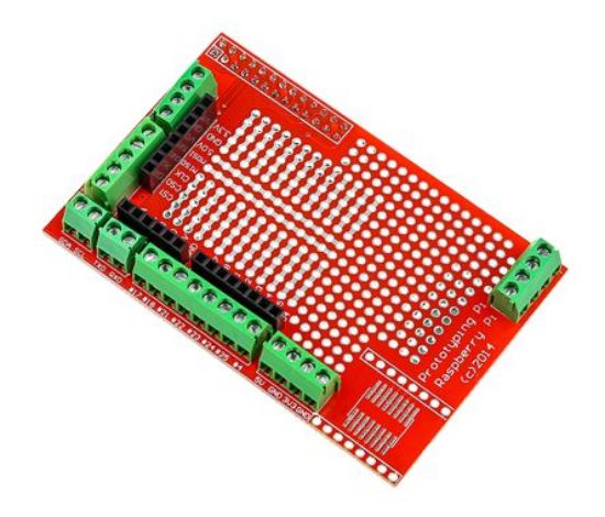 Picture of DIY PROTOTYPING EXPANSION BOARD FOR RPI B+ RED