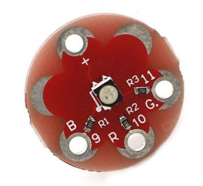 Picture of WEARABLE 3528 RGB LED MODULE fOR LILYPAD RED
