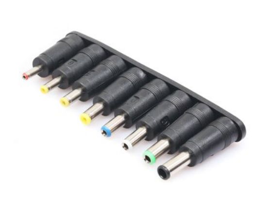 Picture of ADAPTER DC KIT 8PCS  2.1mm  PLUG TO 1.35-3mm SOCKET