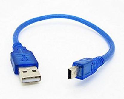 Picture of LEAD USB A-PLUG to 5P MINI B-PLUG 1M BLUE