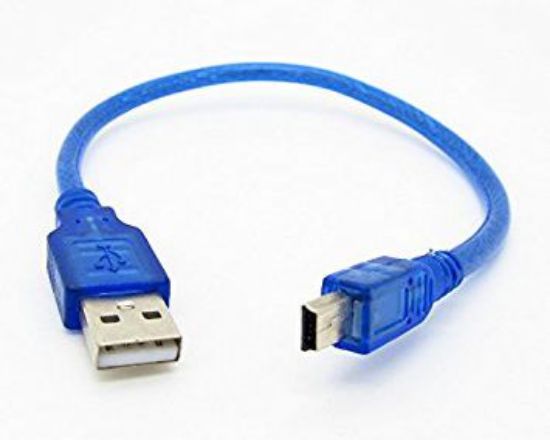 Picture of LEAD USB A-PLUG to 5P MINI B-PLUG 1M BLUE