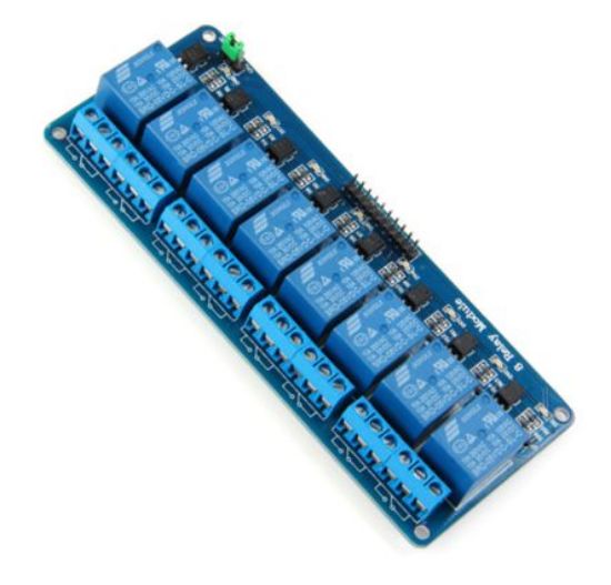 Picture of 8-CH MODULE BOARD RELAYS WITH 5V COIL