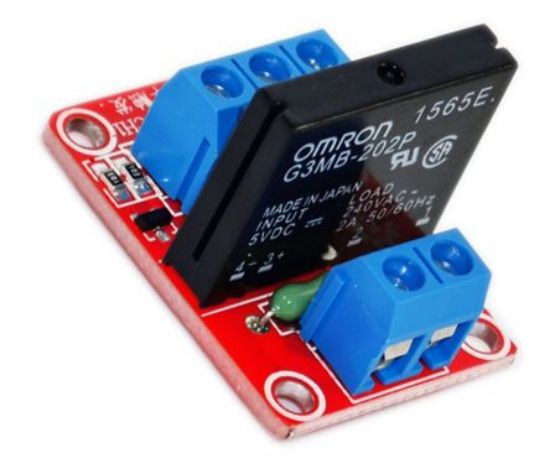 Picture of SOLID-STATE RELAY (RED) 240VAC 2A