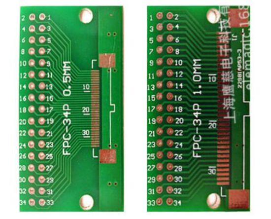 Picture of CONVERTOR BOARD FPC/FFC 34P to 2.54mm DIP