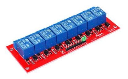 Picture of 8-CH RELAY 5V COIL MODULE 10A@220VAC