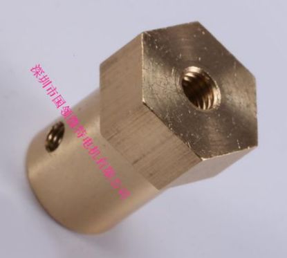 Picture of 6mm COUPLER FOR AXIAL GOLD HEX OD=12mm