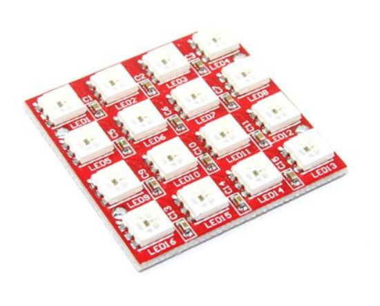 Picture of WS2812 5050 RGB LED MODULE 4x4