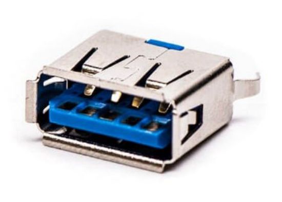 Picture of USB 3.0 AF SOCKET STR  PCB TYPE-A L=13mm