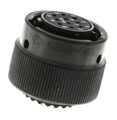 Picture of CIRCULAR SOCKET STR 10W SOLDER