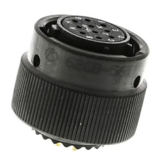 Picture of CIRCULAR SOCKET STR 10W SOLDER
