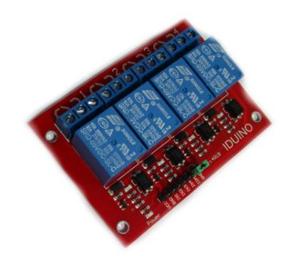 Picture of 4-CH RELAY 5V MODULE BOARD, TRIGGER HIGH