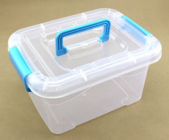 Picture of 1.5L CLEAR PLASTIC STORAGE BIN 195x150x100mm