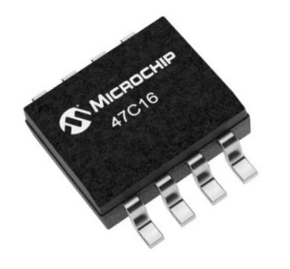 Picture of SRAM MEMORY CHIP, 16KBIT  SOIC8