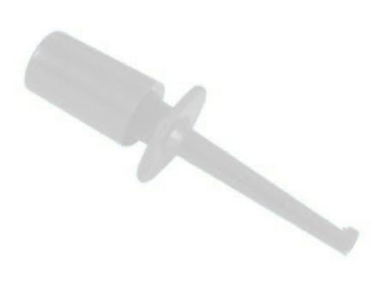 Picture of MINIATURE TEST PROBE HOOK ON WHITE 40mm