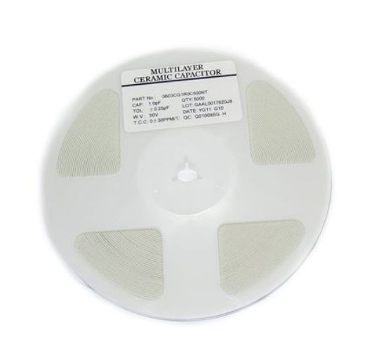 Picture of CERAMIC CAPACITOR SMD 0603 NPO 1pF 50V - 5K/REEL