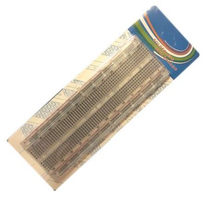 Picture of BREADBOARD 165x55 830 HOLES INCL 2+/- POWER RAILS