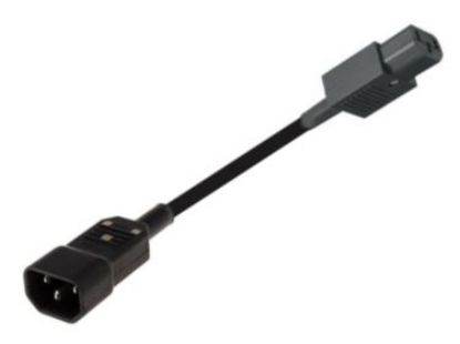 Picture of IEC POWER LEAD PLUG TO SOCKET 300mm BK