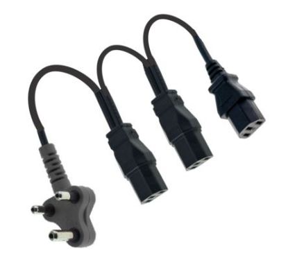 Picture of IEC LEAD SA15A PLUG TO 3xIEC SOCKET