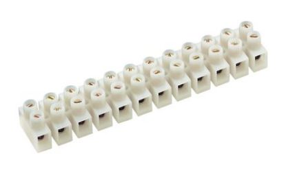 Picture of STRIP CONNECTOR SOCKET 12W 40A FEED THROUGH TYPE WHITE