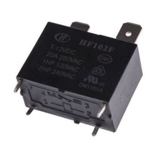 Picture of RELAY SPST 25A 12VDC PCB