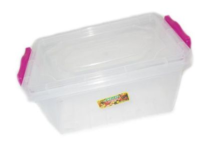 Picture of CLEAR PLASTIC STORAGE BIN 216x147x110mm