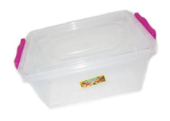 Picture of CLEAR PLASTIC STORAGE BIN 216x147x110mm