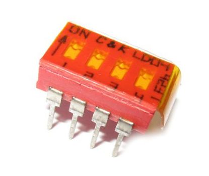 Picture of DIP SWITCH 4WAY LOW PROFILE