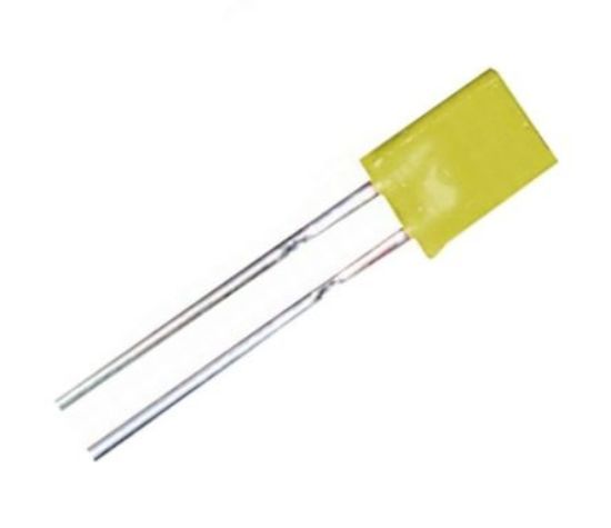 Picture of 5x5mm SQUARE DIFFUSED YELLOW LED 5mcd