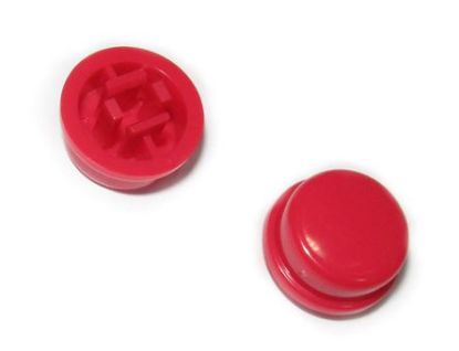 Picture of TACTILE SWITCH RED ROUND CAP B1729,B17295