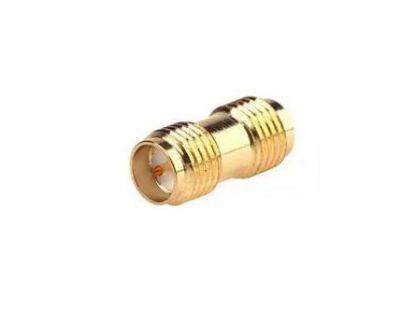 Picture of ADAPTER SMA-SOCKET(REVERSE) TO SMA-SOCKET(NORMAL), GOLD