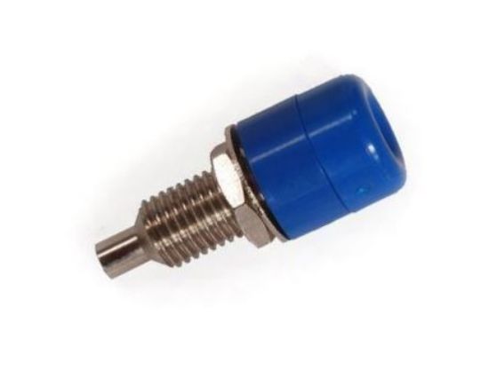 Picture of SOCKET BANANA 4MM BLUE CAPTIVE