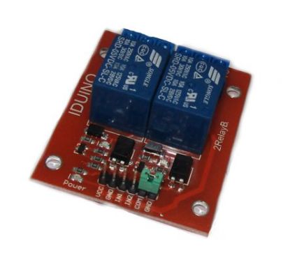 Picture of TRIGGER HIGH 2-CH RELAY 5V COIL, MODULE BOARD