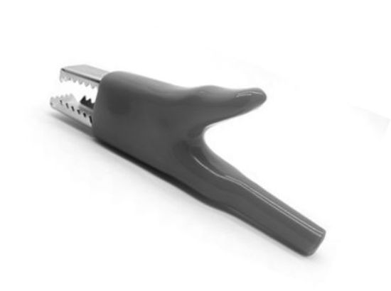 Picture of BLACK BATTERY CLAMP / CLIP 75mm 50A