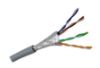 Picture of CAT6 FTP ETHERNET CABLE CCA 8C SOLID GREY - DEBULK