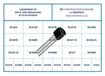 Picture of ASSORTMENT OF BC TO92 TRANSISTORS