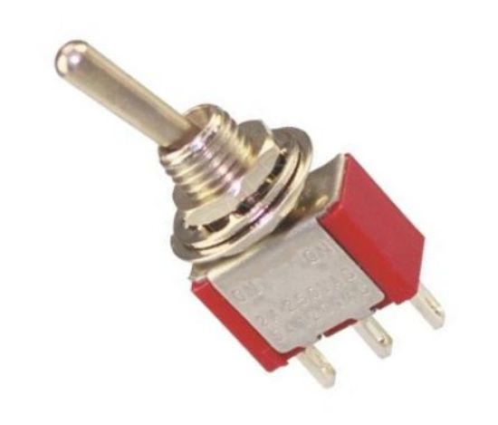 Picture of MINI TOGGLE SWITCH SPDT SOLDER