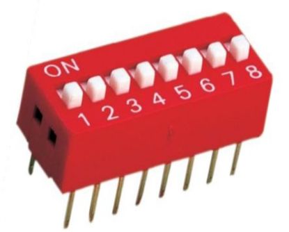 Picture of STD DIP SWITCH 8-POLE PCB
