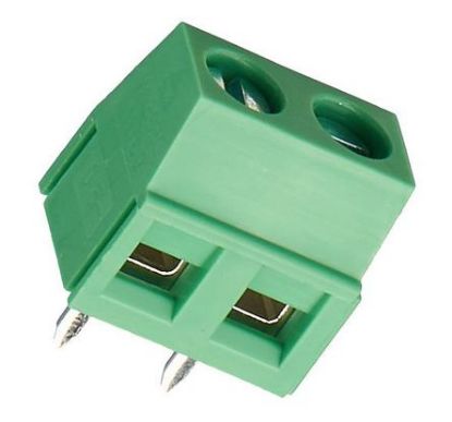 Picture of TERMINAL R/C 2W PITCH=5mm H=10mm  GREEN